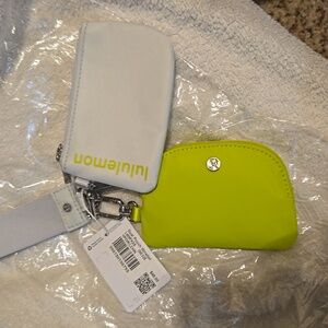 Lululemon NWT dual pouch wallet